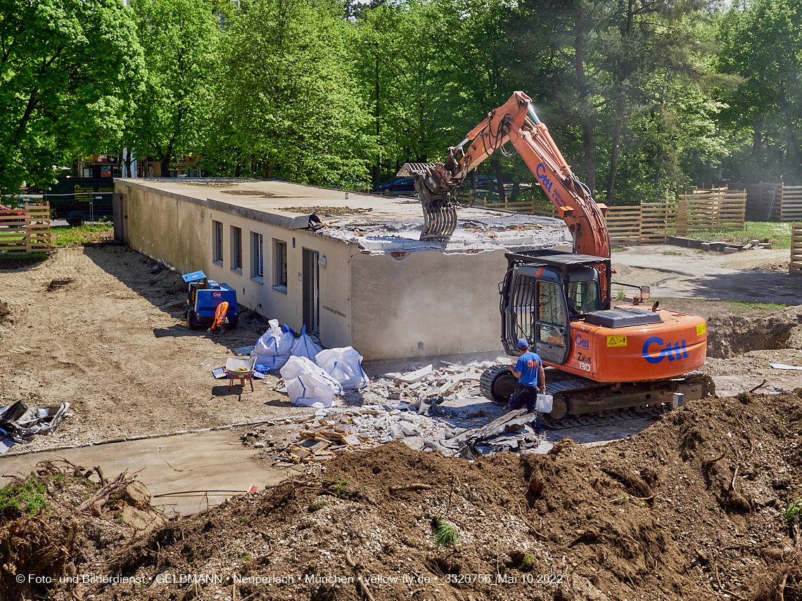 10.05.2022 - Baustelle am Haus für Kinder in Neuperlach